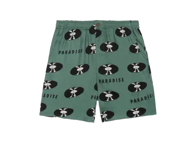 WACKO MARIA Records Hawaiian Shorts "Green"