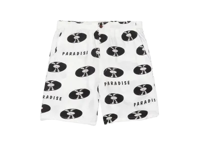WACKO MARIA Records Hawaiian Shorts "White"