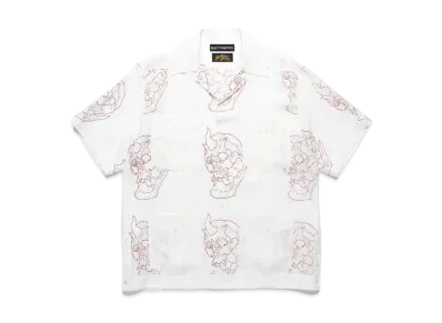 WACKO MARIA x 56 Tattoo Studio / Cuba Shirt "White"
