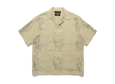WACKO MARIA x 56 Tattoo Studio / Cuba Shirt "Olive"