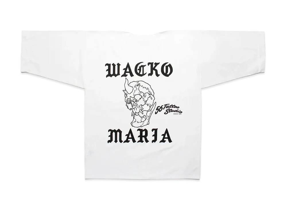 WACKO MARIA x 56 Tattoo Studio / Dabo Shirt "White"