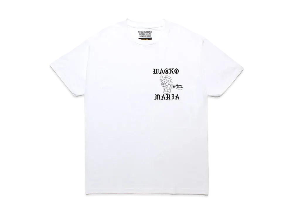WACKO MARIA x 56 Tattoo Studio / T-Shirt "White"