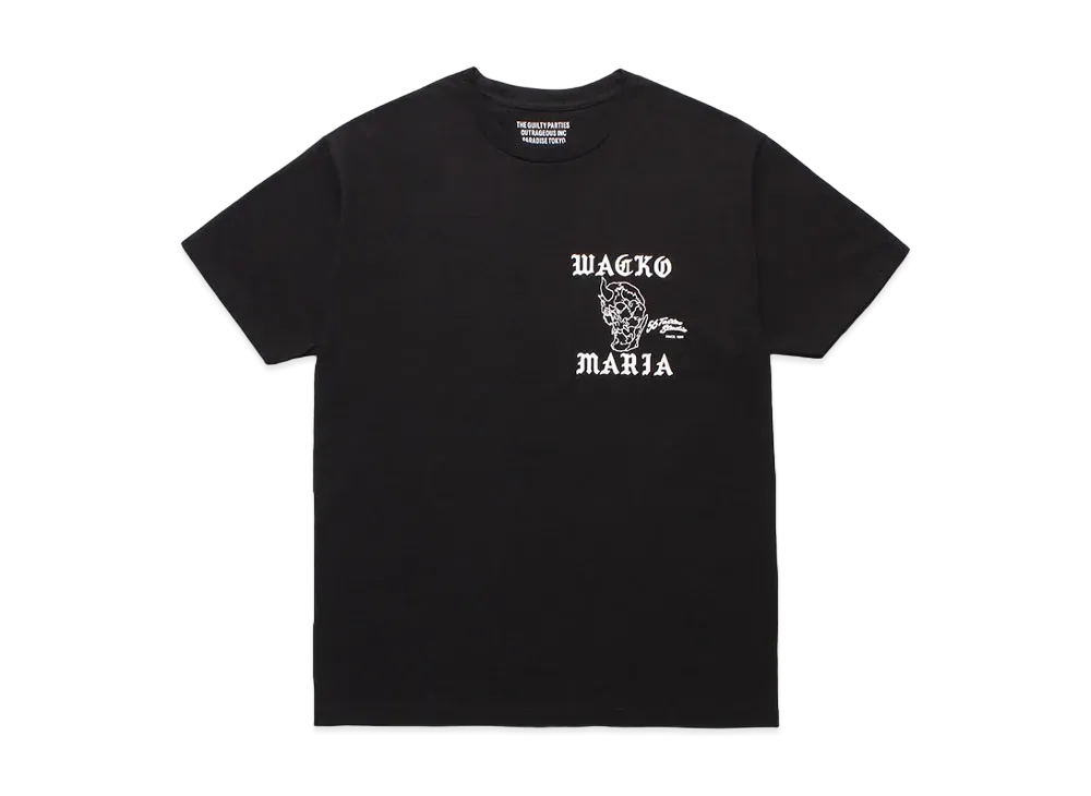WACKO MARIA x 56 Tattoo Studio / T-Shirt "Black"