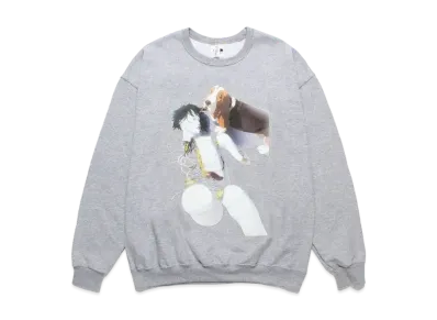WACKO MARIA x GHOST IN THE SHELL 2 INNOCENCE Sweat Shirt-A "Gray"