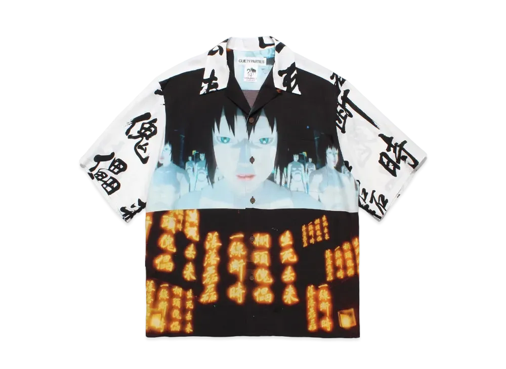 ワコマリア x 攻殻機動隊 イノセンス ハワイアン シャツ "ホワイト"