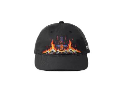 WACKO MARIA Neckface / 6 Panel Cap "Black"