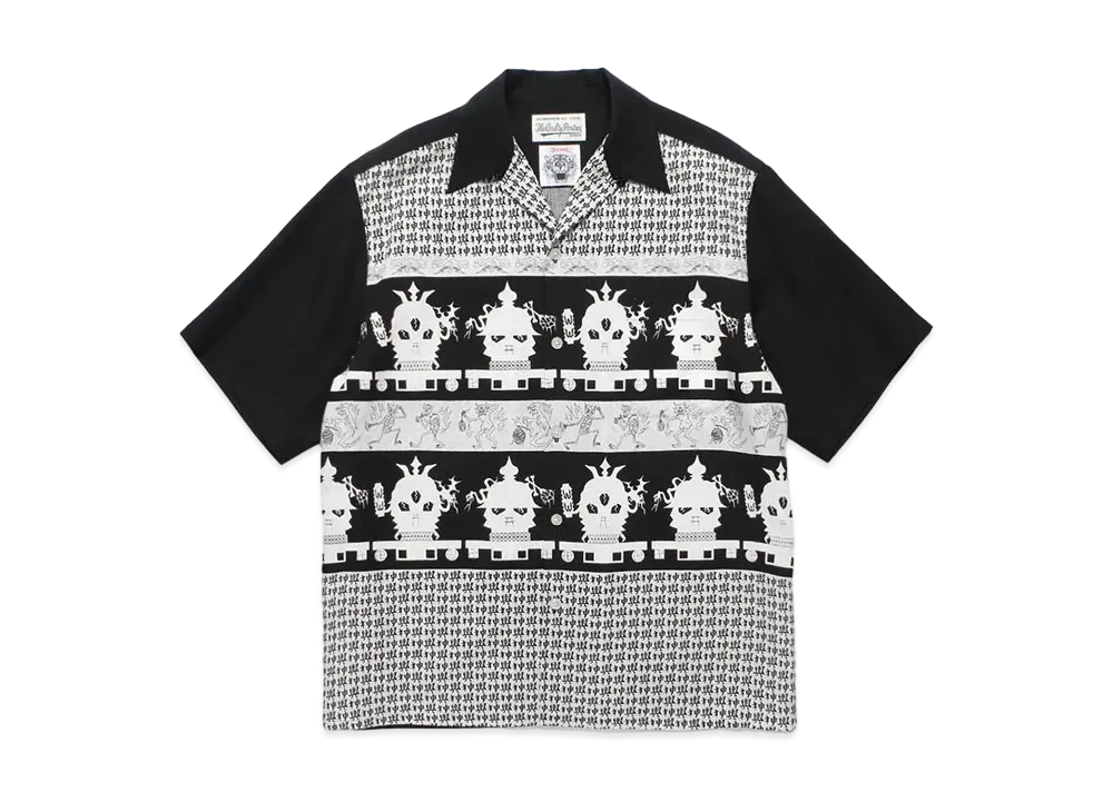 WACKO MARIA x WOLFS HEAD / Hawaiian Shirt "White"