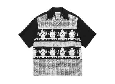 WACKO MARIA x WOLFS HEAD / Hawaiian Shirt "White"