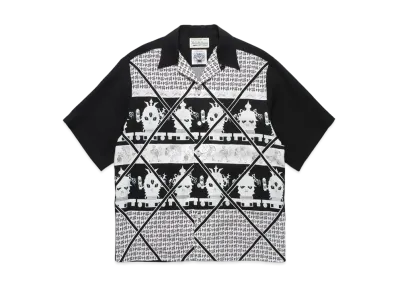 WACKO MARIA x WOLFS HEAD / Hawaiian Shirt "White"
