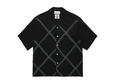 WACKO MARIA x WOLFS HEAD / Hawaiian Shirt "Blue"