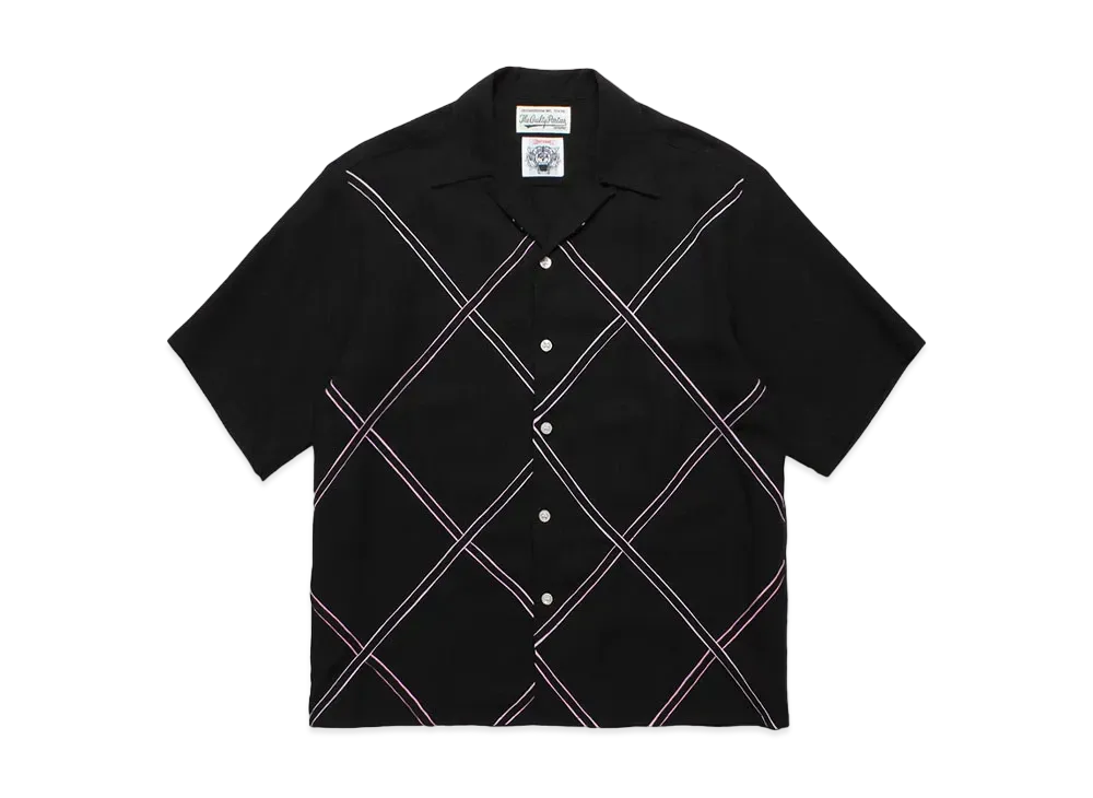 ワコマリア x ウルフズヘッド / ハワイアン シャツ "ピンク"