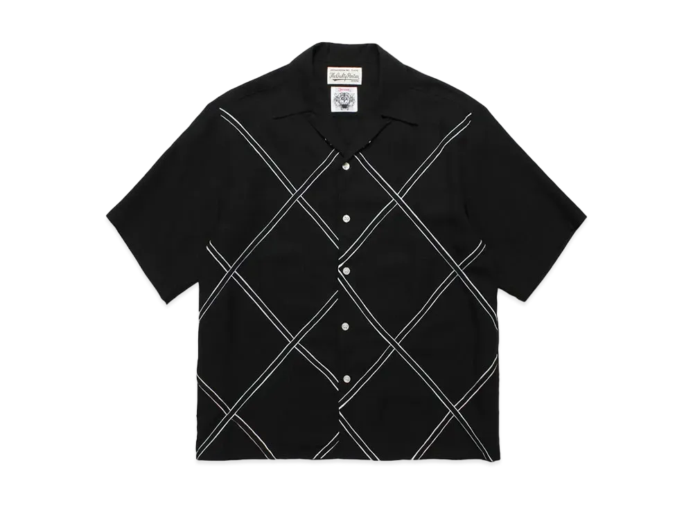 WACKO MARIA x WOLFS HEAD / Hawaiian Shirt "White"