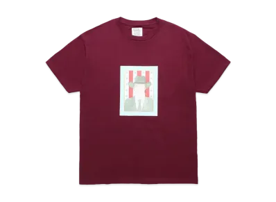 WACKO MARIA 世界平和プロジェク / T-Shirt "Burgundy"