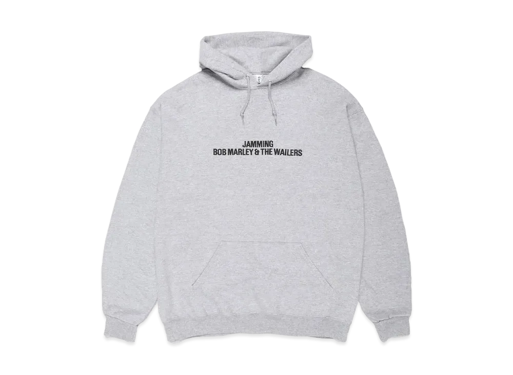 WACKO MARIA x BOB MARLEY Hooded Sweat Shirt "Gray"