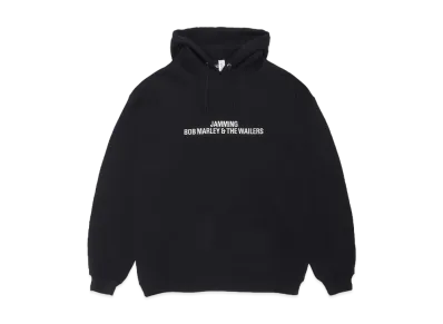 WACKO MARIA x BOB MARLEY Hooded Sweat Shirt "Black"