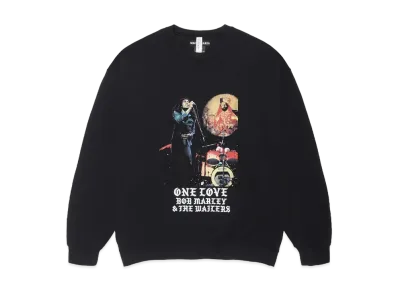 WACKO MARIA x BOB MARLEY Sweat Shirt "Black"