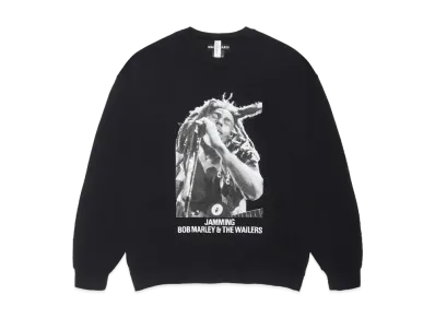 WACKO MARIA x BOB MARLEY Sweat Shirt "Black"