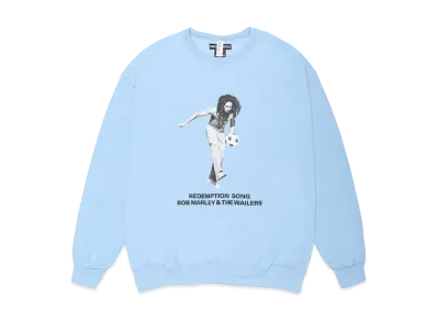 WACKO MARIA x BOB MARLEY Sweat Shirt "Blue"