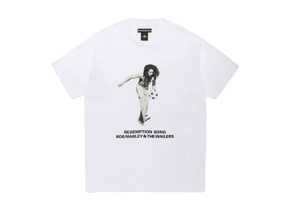 ワコマリア ボブマーリー Tシャツ L ホワイト BOB MARLEY 半袖 ボブマーリーTシャツ タイプ2 BOBMARLEY-WM-TEE03 | ワコマリア