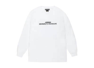 WACKO MARIA x BOB MARLEY Long Sleeve T-Shirt "White"