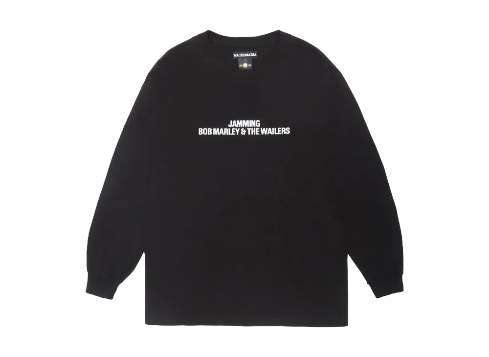 WACKO MARIA x BOB MARLEY Long Sleeve T-Shirt "Black"