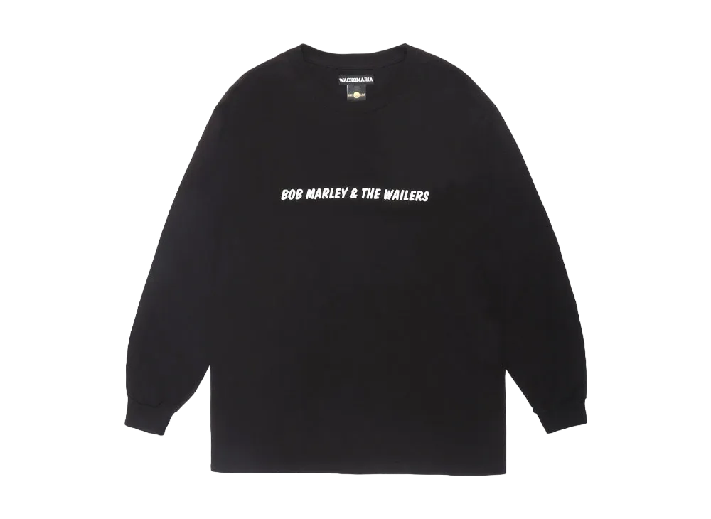 WACKO MARIA x BOB MARLEY Long Sleeve T-Shirt "Black"