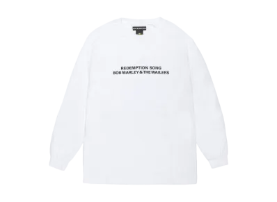 WACKO MARIA x BOB MARLEY Long Sleeve T-Shirt "White"
