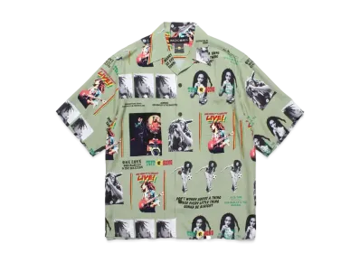 WACKO MARIA x BOB MARLEY Hawaiian Shirt "Green"