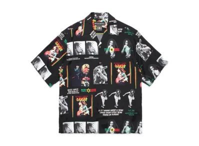 WACKO MARIA x BOB MARLEY Hawaiian Shirt "Black"