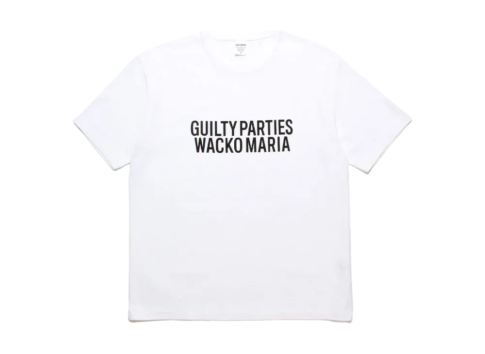 WACKO MARIA Washed Heavy Weight T-Shirt "White"