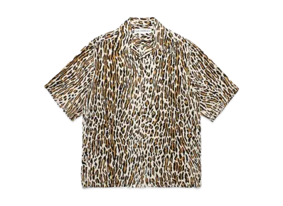WACKO MARIA Leopard Hawaiian Shirt "Beige"
