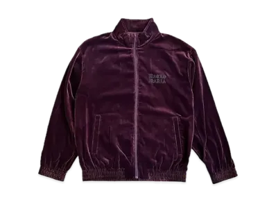 WACKO MARIA Velvet Track Jacket "Burgundy"