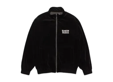 WACKO MARIA Velvet Track Jacket "Black"