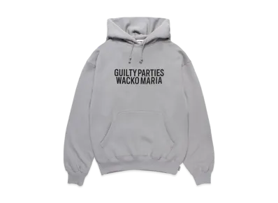 WACKO MARIA Middle Weight Pull Over Hooded Sweat Shirt "Gray"