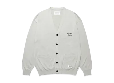 WACKO MARIA Cotton Knit Cardigan "Gray"