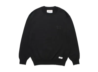 WACKO MARIA Cotton Knit Sweater "Black"
