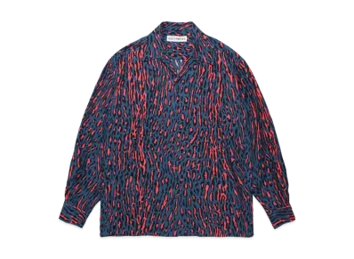 WACKO MARIA Leopard Hawaiian Shirt "Blue"
