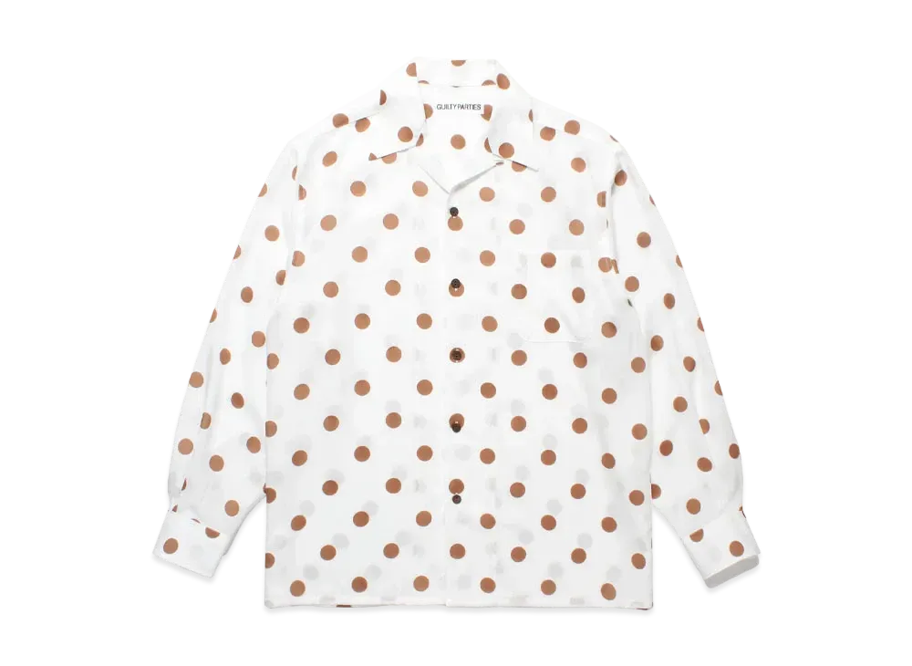 WACKO MARIA Dots Hawaiian Shirt "White"