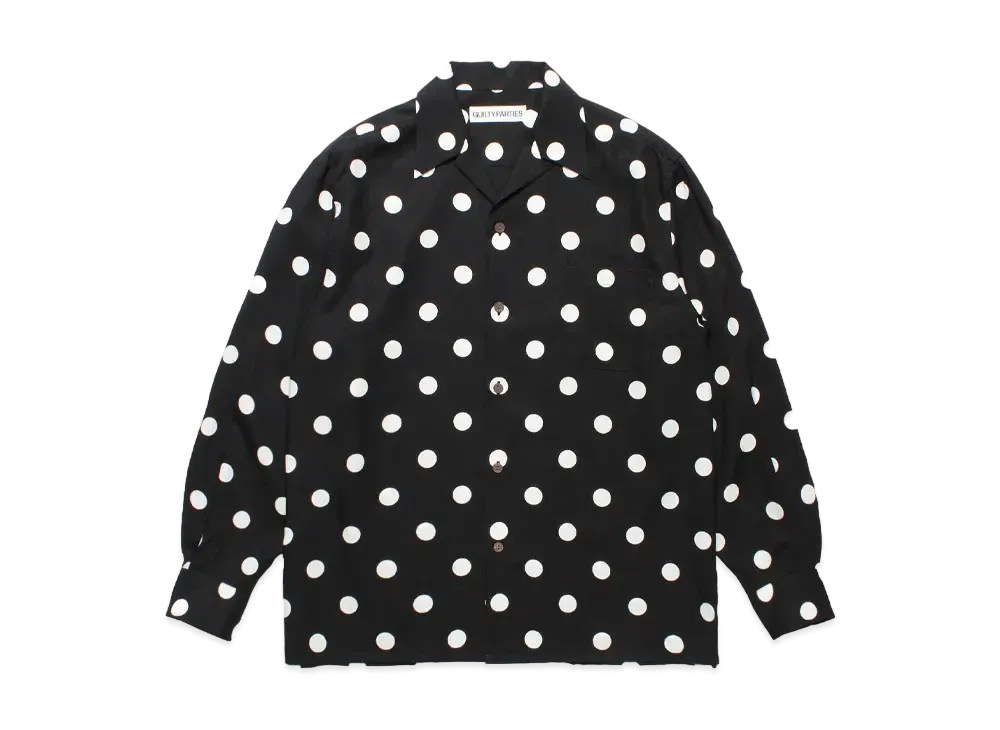 WACKO MARIA Dots Hawaiian Shirt "Black"