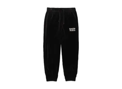 WACKO MARIA Velvet Track Pants "Black"