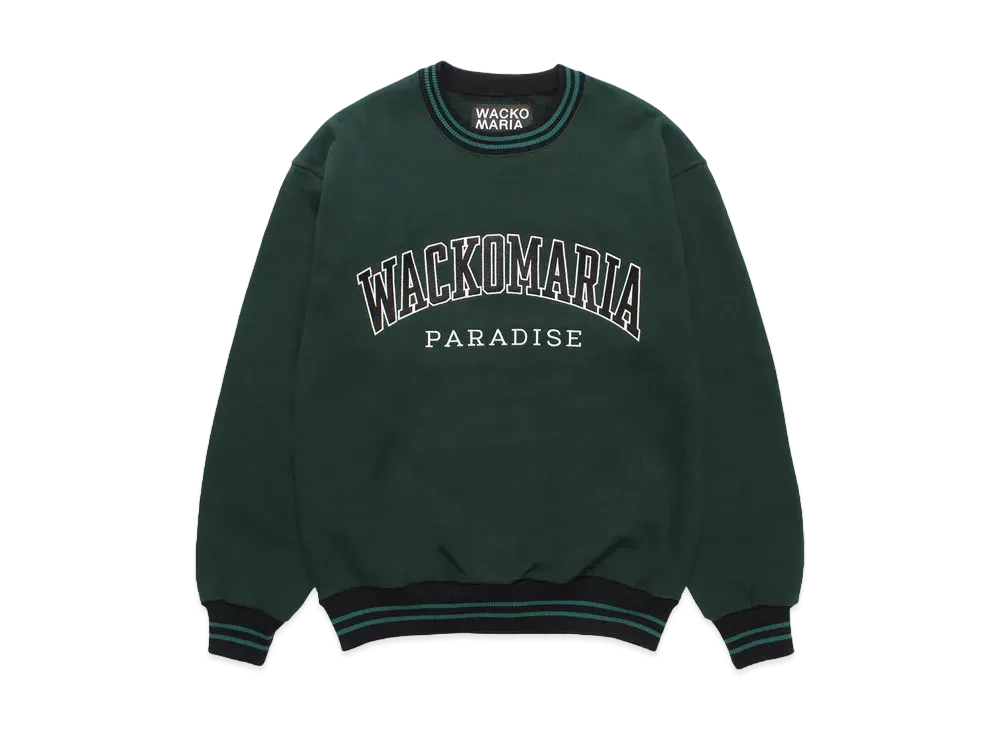 WACKO MARIA Heavy Weight Sweat Shirt "Green"