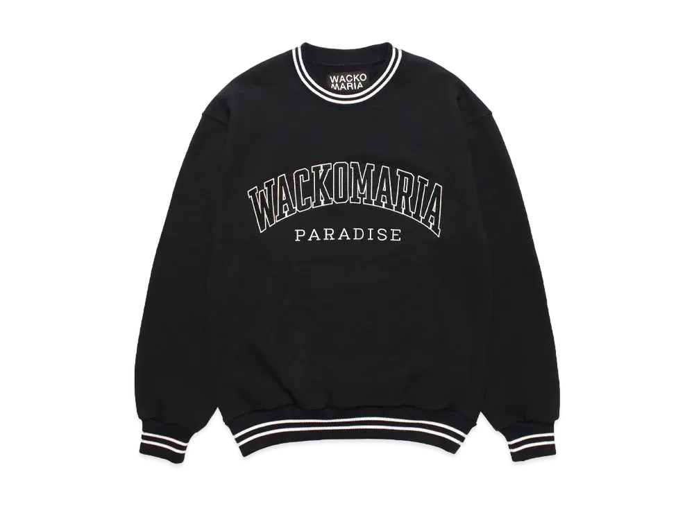 WACKO MARIA Heavy Weight Sweat Shirt "Black"