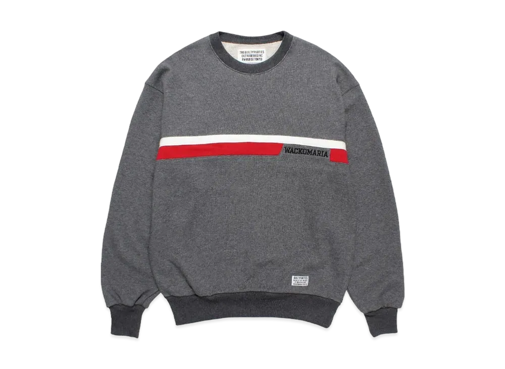 WACKO MARIA Middle Weight Sweat Shirt "Gray"