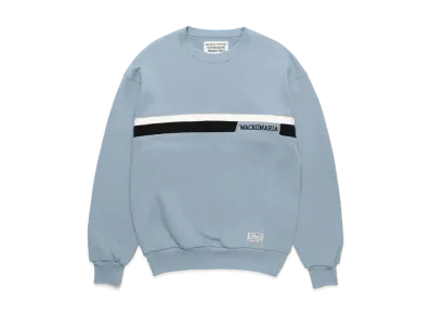 WACKO MARIA Middle Weight Sweat Shirt "Blue"