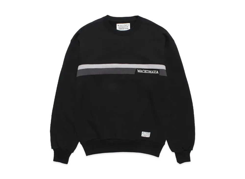 WACKO MARIA Middle Weight Sweat Shirt "Black"
