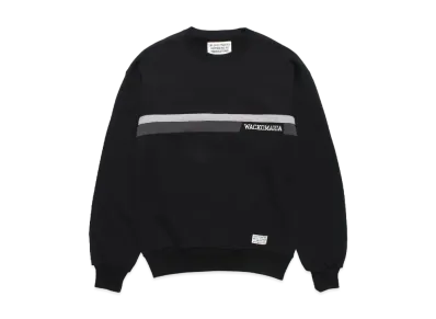 WACKO MARIA Middle Weight Sweat Shirt "Black"