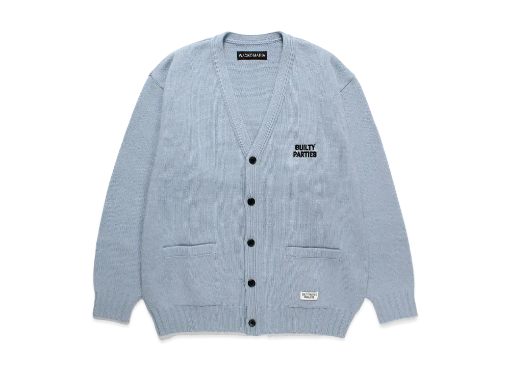 WACKO MARIA Classic Knit Cardigan "Blue"