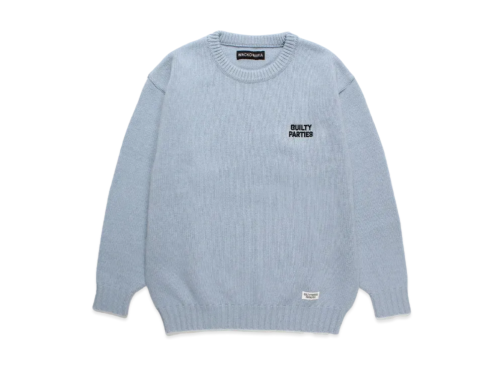 WACKO MARIA Classic Knit Sweater "Blue"