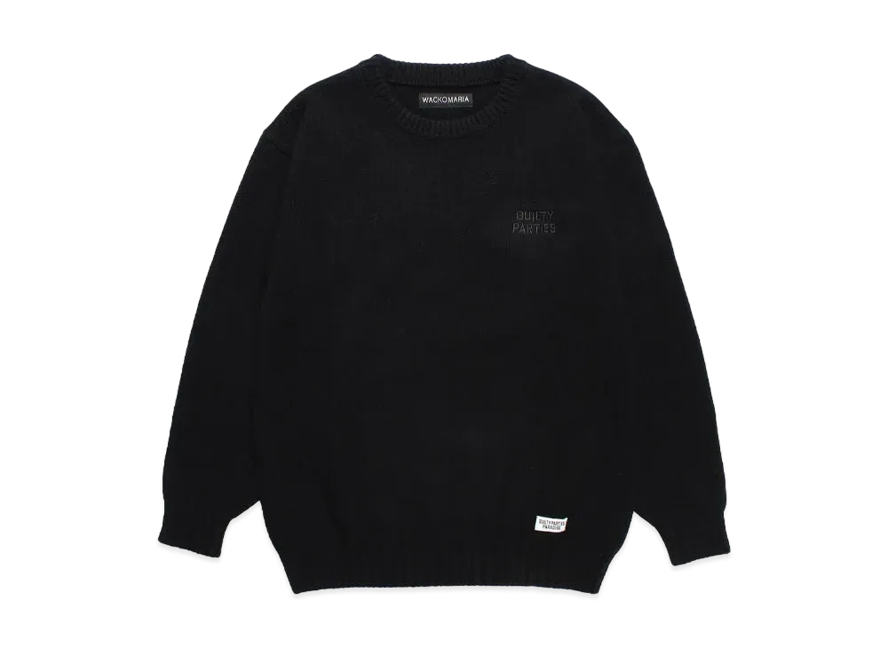 WACKO MARIA Classic Knit Sweater "Black"