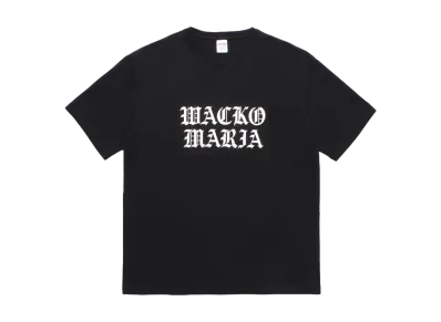 WACKO MARIA Washed Heavy Weight T-Shirt "Black"